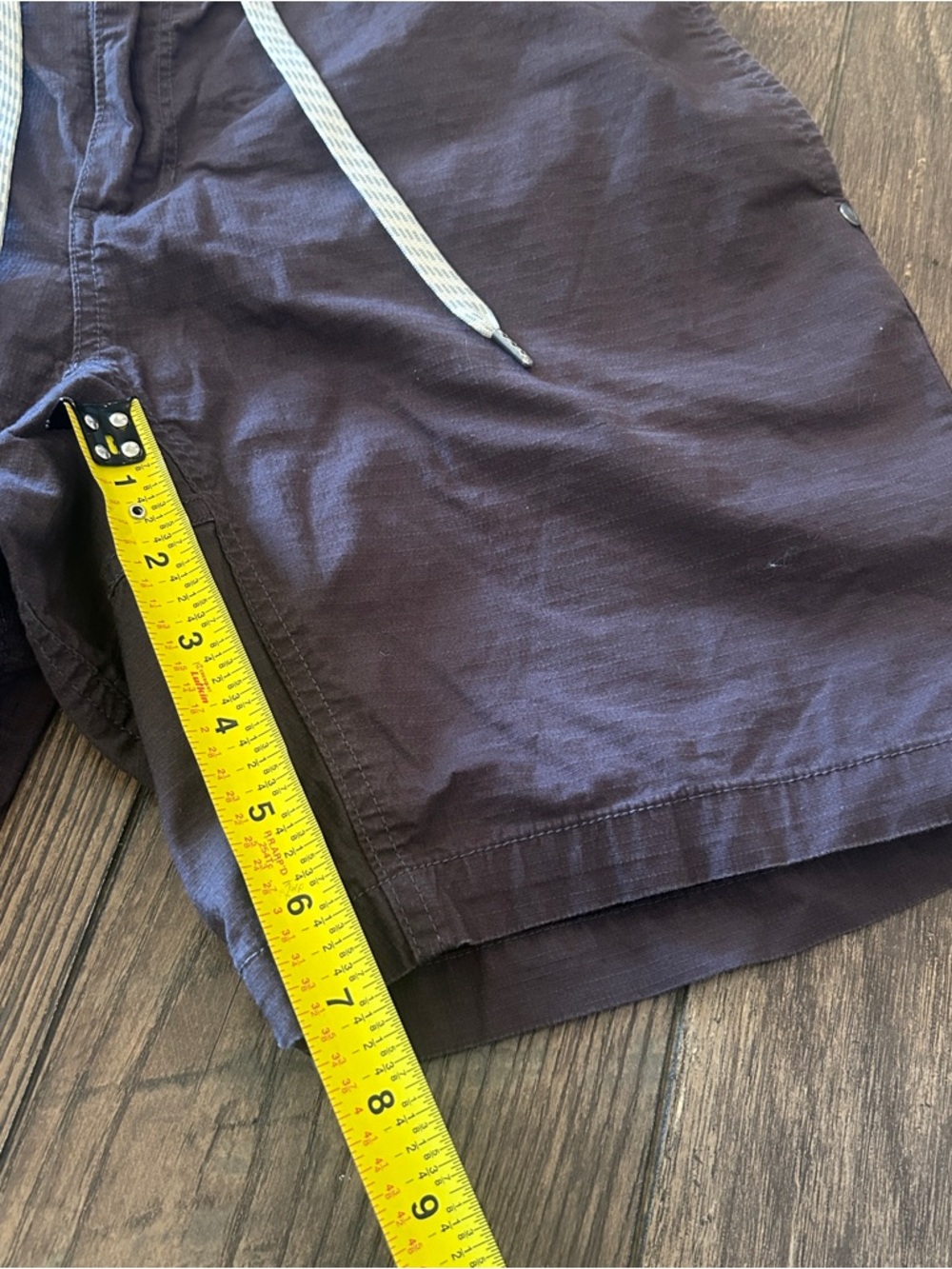 Vuori Men’s Brown Ripstop Shorts Drawstring Hiking V370 Size‎ Large - Picture 5 of 5